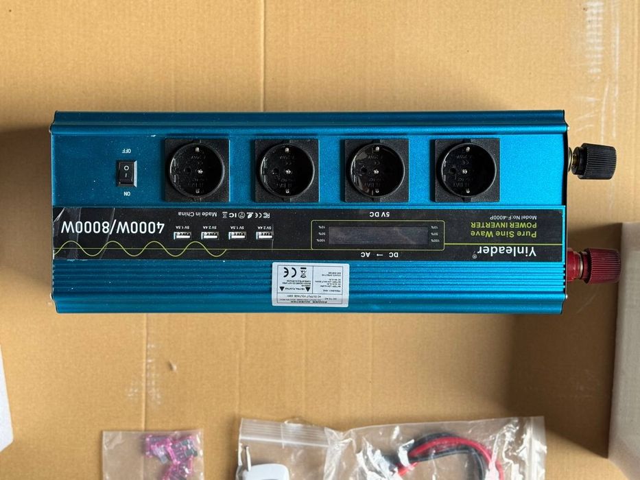 Інвертор Yinleader 24V 230V 4000W / 8000W чистий синус