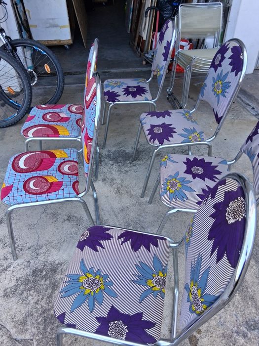 Conjunto de cadeiras vintage com muito estilo
