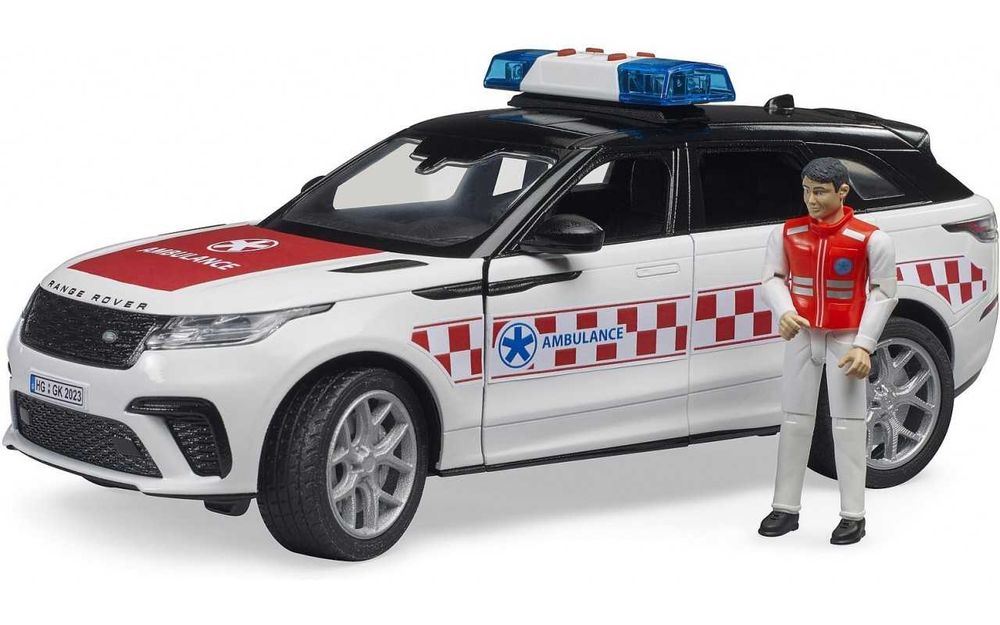 Джип швидкої допомоги Range Rover з фігуркою Bruder (Брудер) 02885