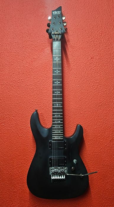 Guitarra Elétrica Schecter Demon-6 FR – Satin Black (Ponte Floyd Rose)
