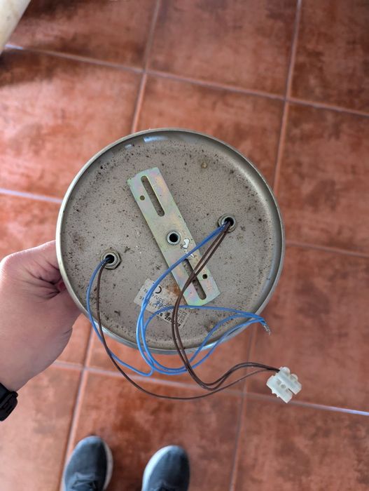 Candeeiro teto usado