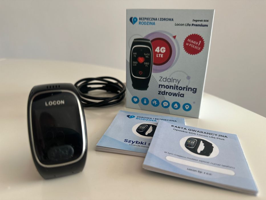 Opaska SOS dla seniora model LOCON LIFE PLUS używane