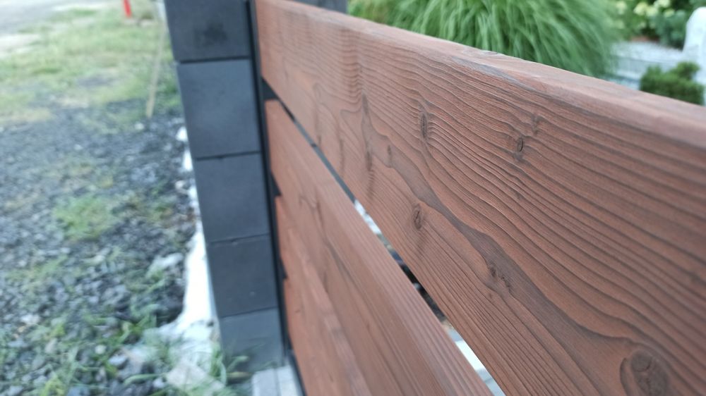 Płot rustykalny drewniany ogrodzenie shou sugi ban Yakisugi hand made