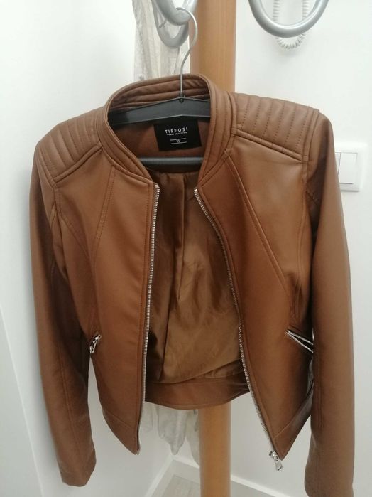 Blusão tipo motard