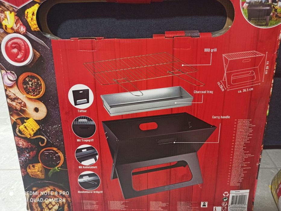 Grelhador dobrável e portatil Novo na embalagem