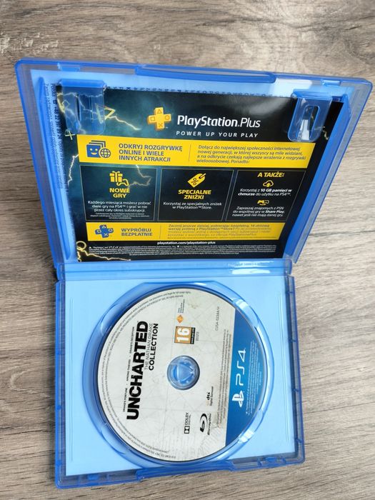 Uncharted collection 3 jogos num único disco Ps4/Ps5