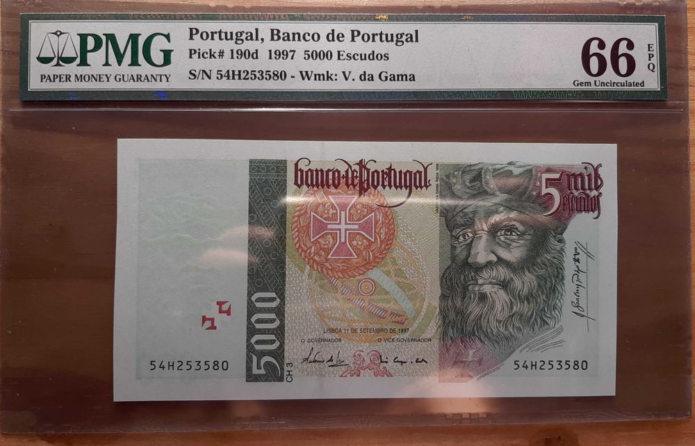 Nota 5000 PMG 1997 - 28 anos