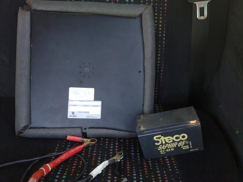 Painel Solar 5.1Watts com Cabos e Bateria Incluída ( Veja as Fotos )