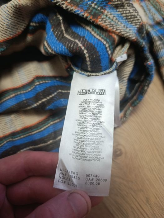 Плотная фланелевая рубашка Napapijri Overshirt (Размер S) Оригинал