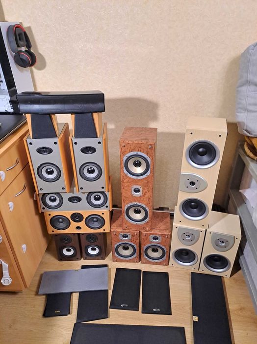 Продаж дерев'яних Пасивних колонок genius  5.1