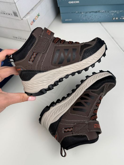 Детские ботинки на липучках Skechers Fuse Tread 27/30/31/32/33р
