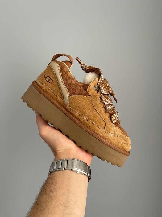 Уггі UGG Lowmel Sneaker Platform Chestnut premium угги