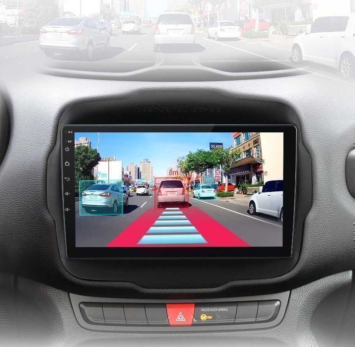 Jeep Renegade – Radio Android 15 9” CarPlay Android Auto 1GB/16GB GPS Nawigacja Stacja Multimedialna WiFi Bluetooth PL