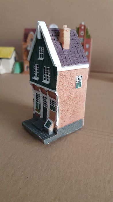 dom nad kanałem, Grachtenhuis, Amsterdam, figurka, miniatura, 1996