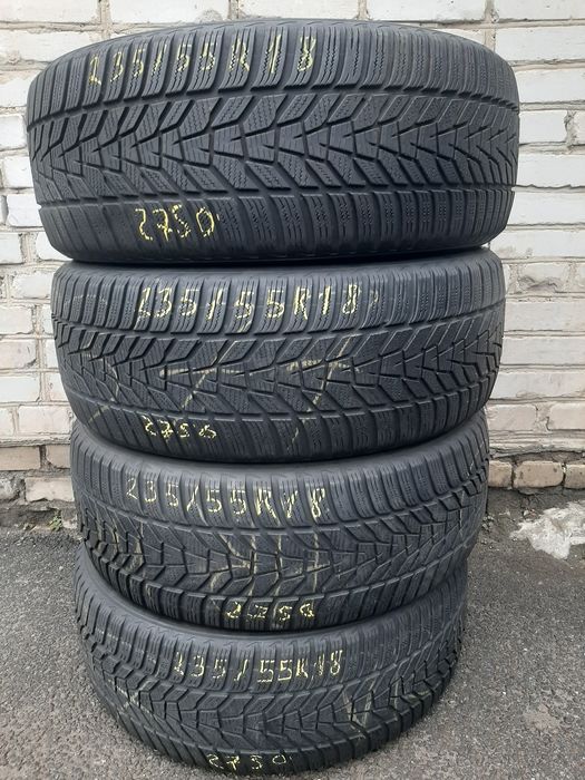 Шини б/у 235/55R18 Hankook зима.