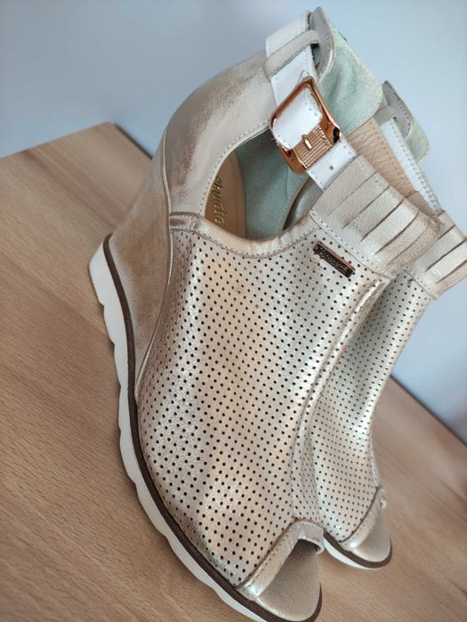 Buty sandały skórzane włoskie Rosetti r.40 skórzane