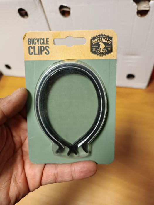 Clips Fixação de calças Bicicleta