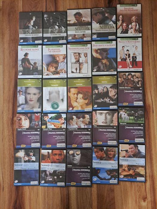 DVD film płyta w opakowaniach