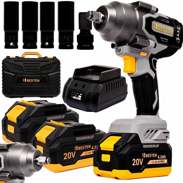 Klucz udarowy akumulatorowy 750Nm BESTEN