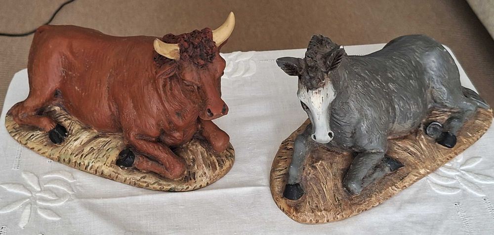 Presépio Clássico de 6 Peças  (Pintado à Mão)