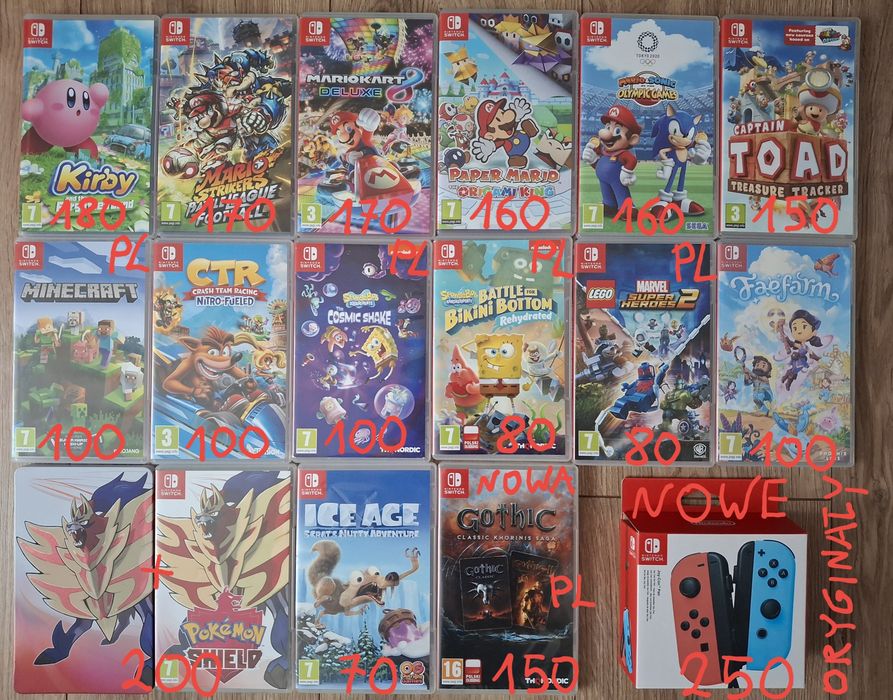 Gry na Nintendo Switch