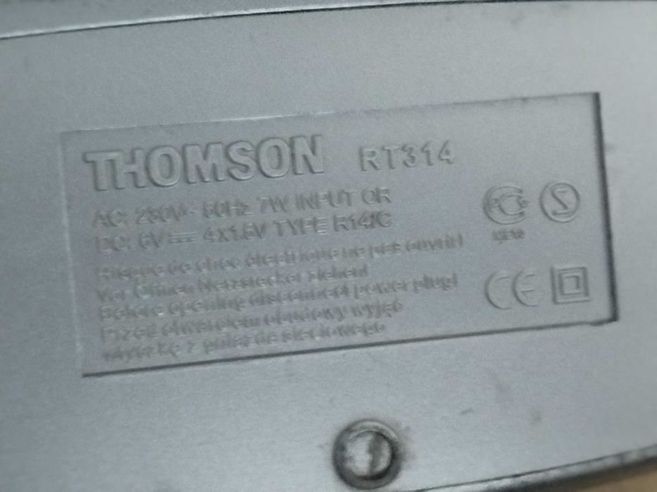 Radio Thomson RT314 przenośne