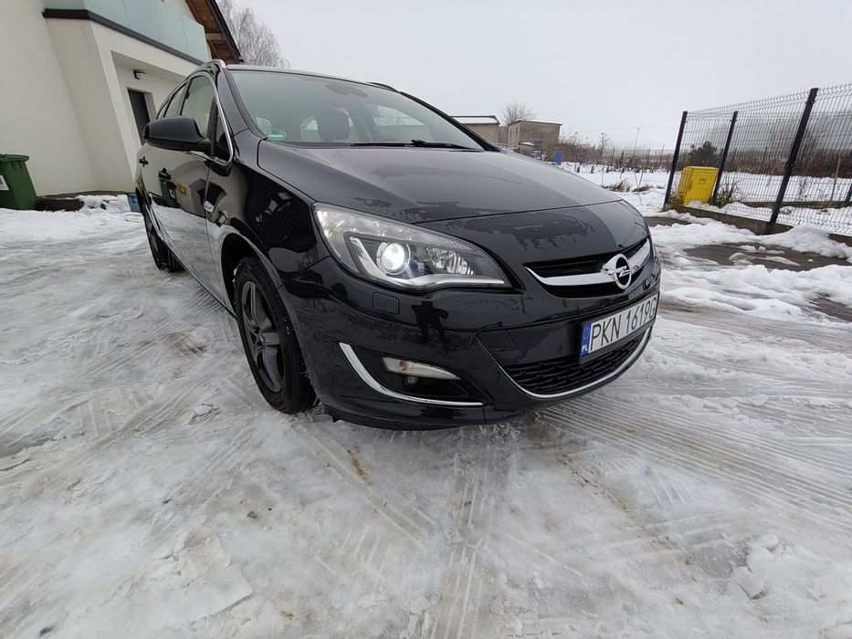 Opel Astra J 1.4 Turbo benzyna alufelgi nawigacja klimatyzacja zamiana