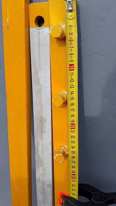 Ramię teleskopowe stalowe usztywniające do bramy