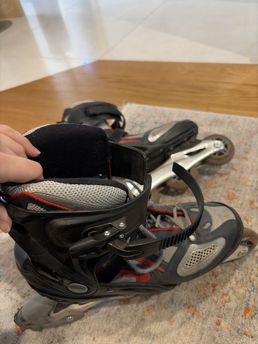 Rolki męskie czarne