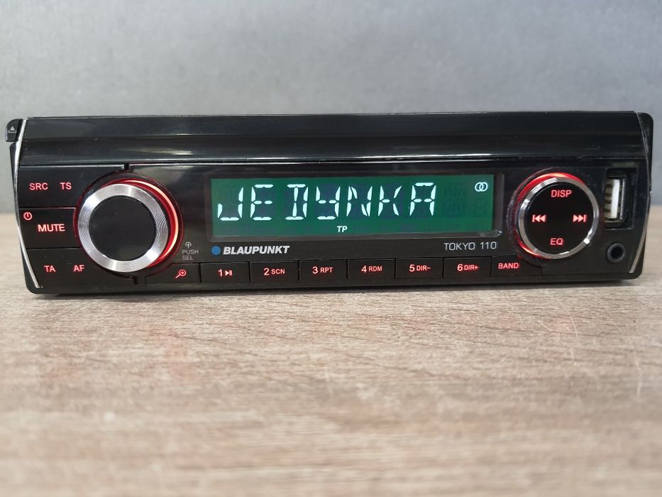 Radio samochodowe Blaupunkt TOKYO 110 karty SD, USB, AUX, RDS, Zadbane RCA dla wzmacniacz