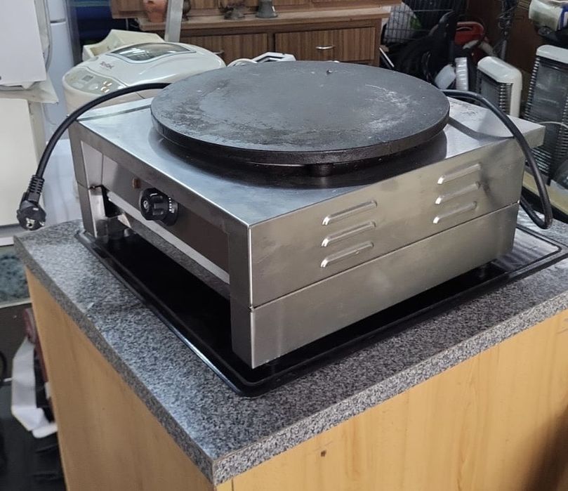 Máquina profissional de crepes elétrica, Ø 400 mm, ET-BJ-1