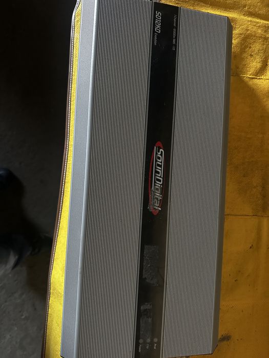 Subwoofer Gk Audio e Amplificador Sd