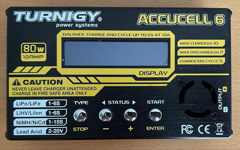 Ładowarka mikroprocesorowa Turnigy Accucell 6 - kpl.