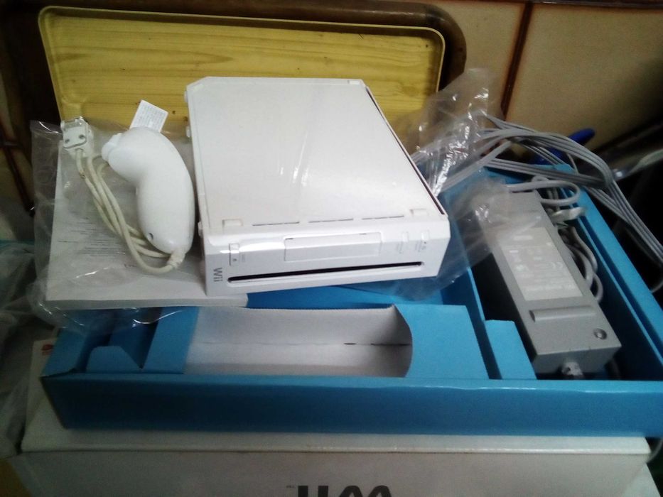 Wii com tapete pouco uso