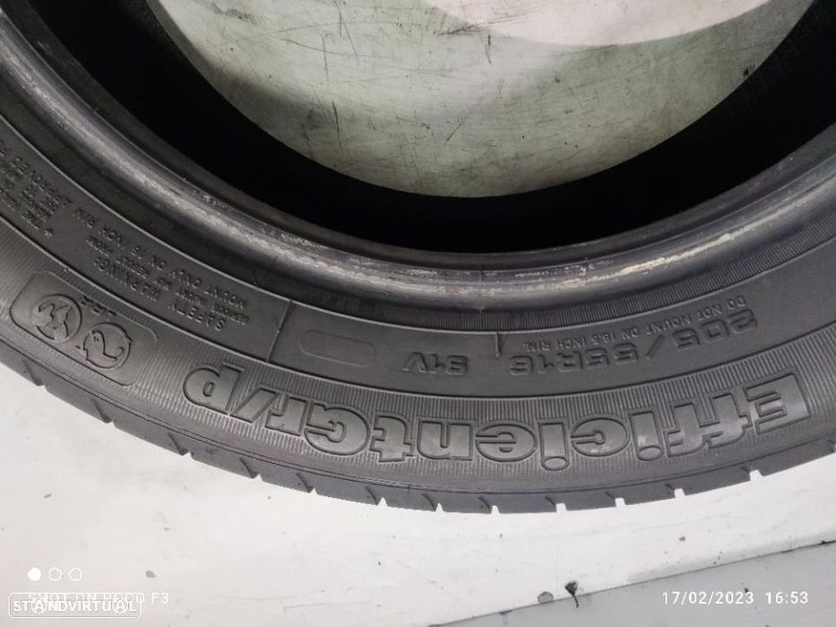 2 pneus semi novos 205-55r16 good year - oferta dos portes 85 euros