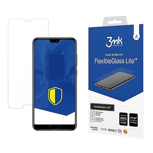 Szkło hybrydowe 3mk FlexibleGlass Lite™ na Huawei P20 Pro