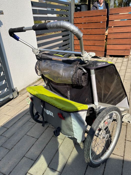 Przyczepka rowerowa Thule Chariot Cougar 2 + zestaw do biegania