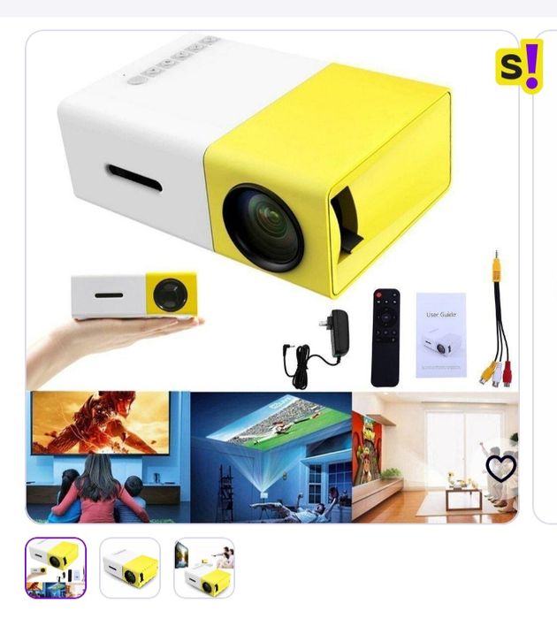 Проектор міні!у використанні не був