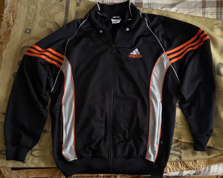 Вінтажна олімпійка Adidas Vintage Y2K / Спортивна кофта Адідас