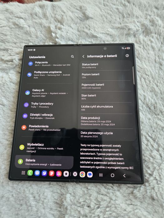 Samsung fold 6  SM-F956B/DS.  256gb