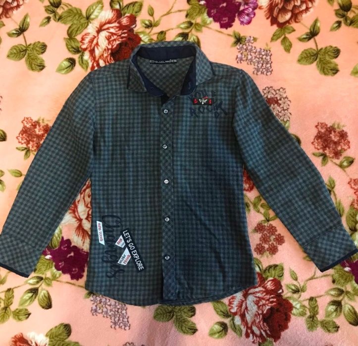 Байковая рубашка Blueland теплая