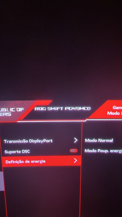 Asus rog strix 49p 144Hz usado a funcionar perfeitamente