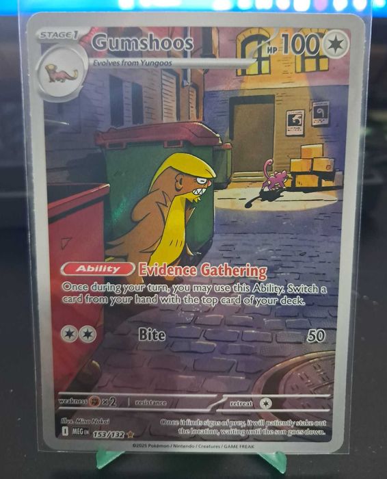 Carta Pokémon Gumshoos 153/132