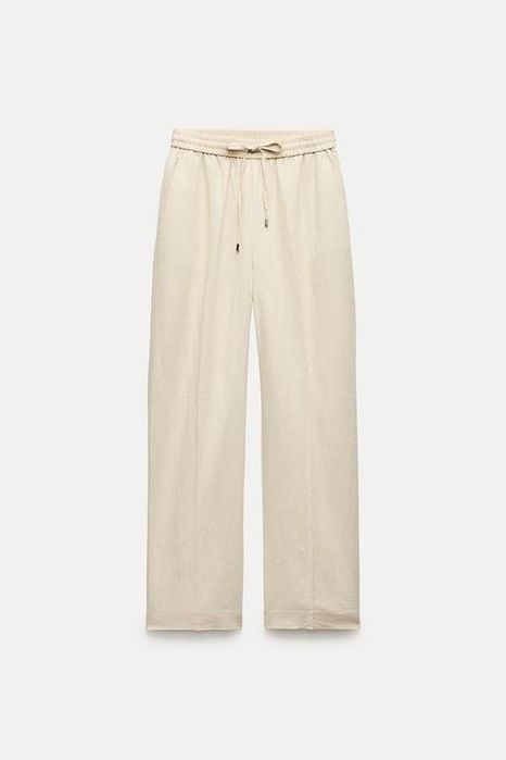 Лляні брюки zara штани