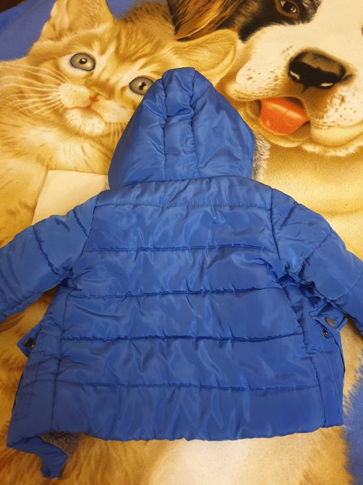 Kurtka chłopięca zimowa + rękawiczki