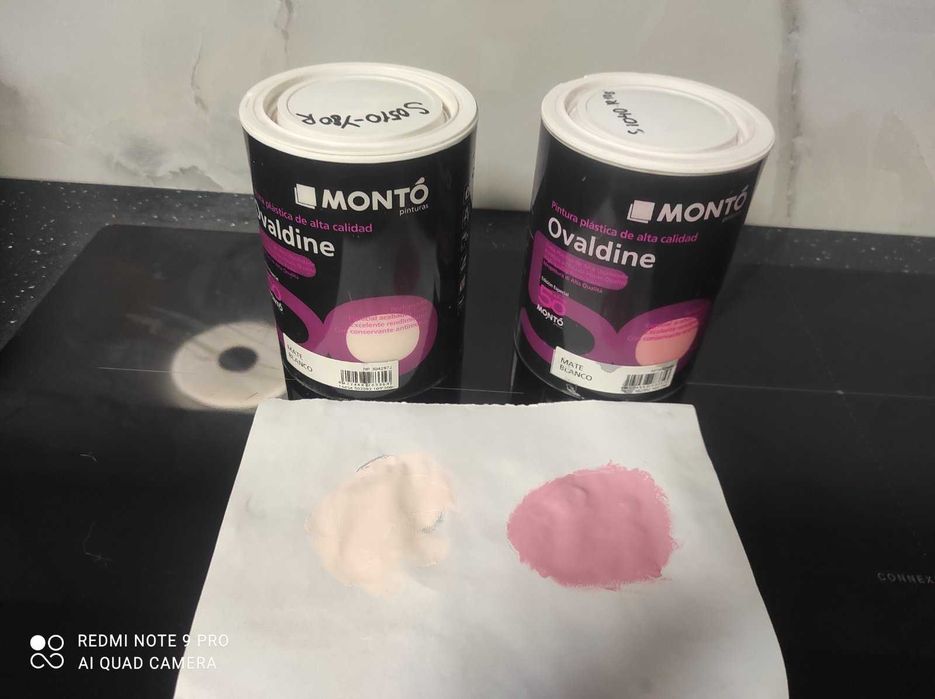 Краска для стен матовая 750 ml .