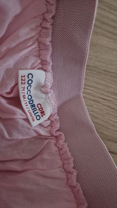 Spódnica spódniczka Coccodrillo r.122 pudrowy tiulowa