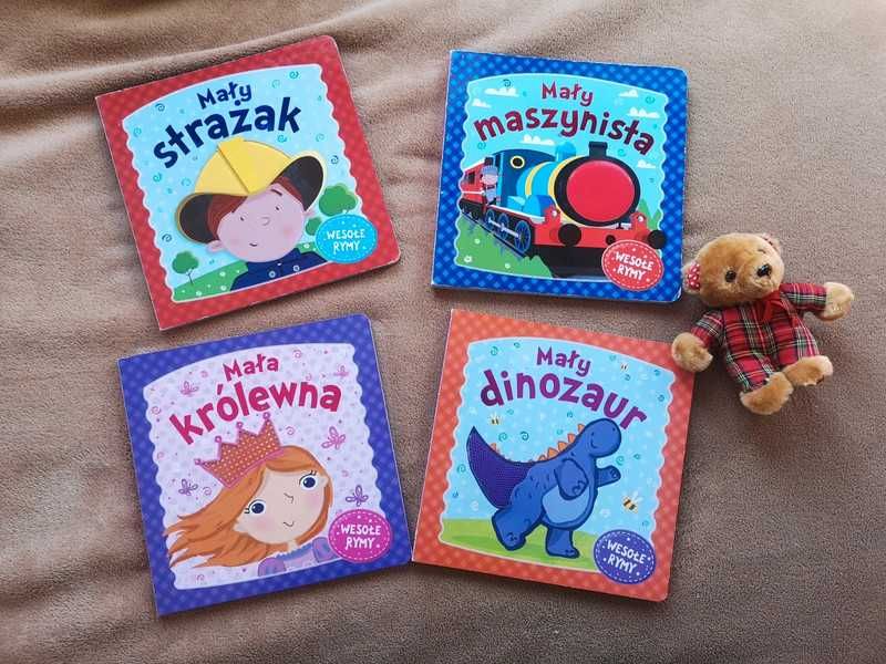 Zestaw książek MałyMaszynista Mały Dinozaur Mały Strażak Mała Królewna