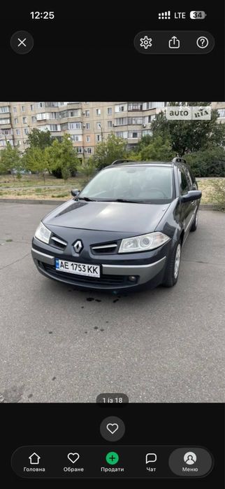 Продаю Renault megane