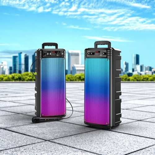 Портативная акустическая система c микрофоном HOCO BS52 колонка 10Wx2